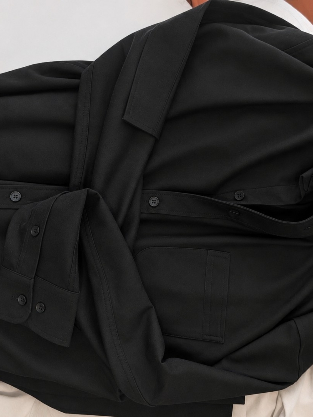 Topman Black Dress Pants and Shirt Set - Picture 2 of 3